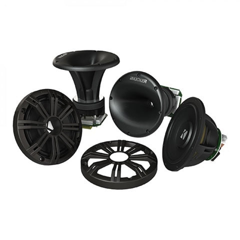 6.75IN HIGH EFFICIENCY MARINE COMPONENT SPEAKER SYSTEM