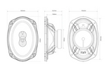 MTX AUDIO TX2 SERIES 6" X 9" SPEAKERS - TX269C
